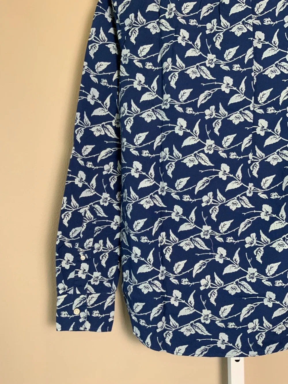 J. Crew Slim Stretch Secret Wash Button Down Shirt Bell Flowers Print